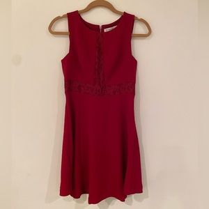 BCBGMAXAZARIA red formal mini dress